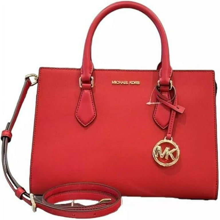 Michael Kors Sheila Medium Satchel Handbag, Leather, Bright