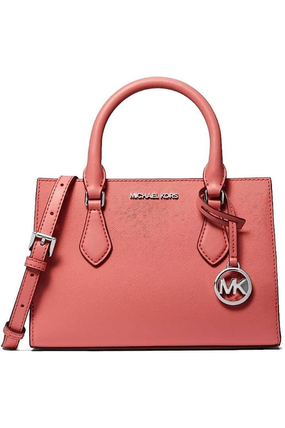 Sheila Small Non-Leather Vegan Satchel (Tea Rose)