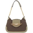 thumbnail image 1 of Michael Kors Signature Logo-Print Small Hally Shoulder Bag - Green, 1 of 1