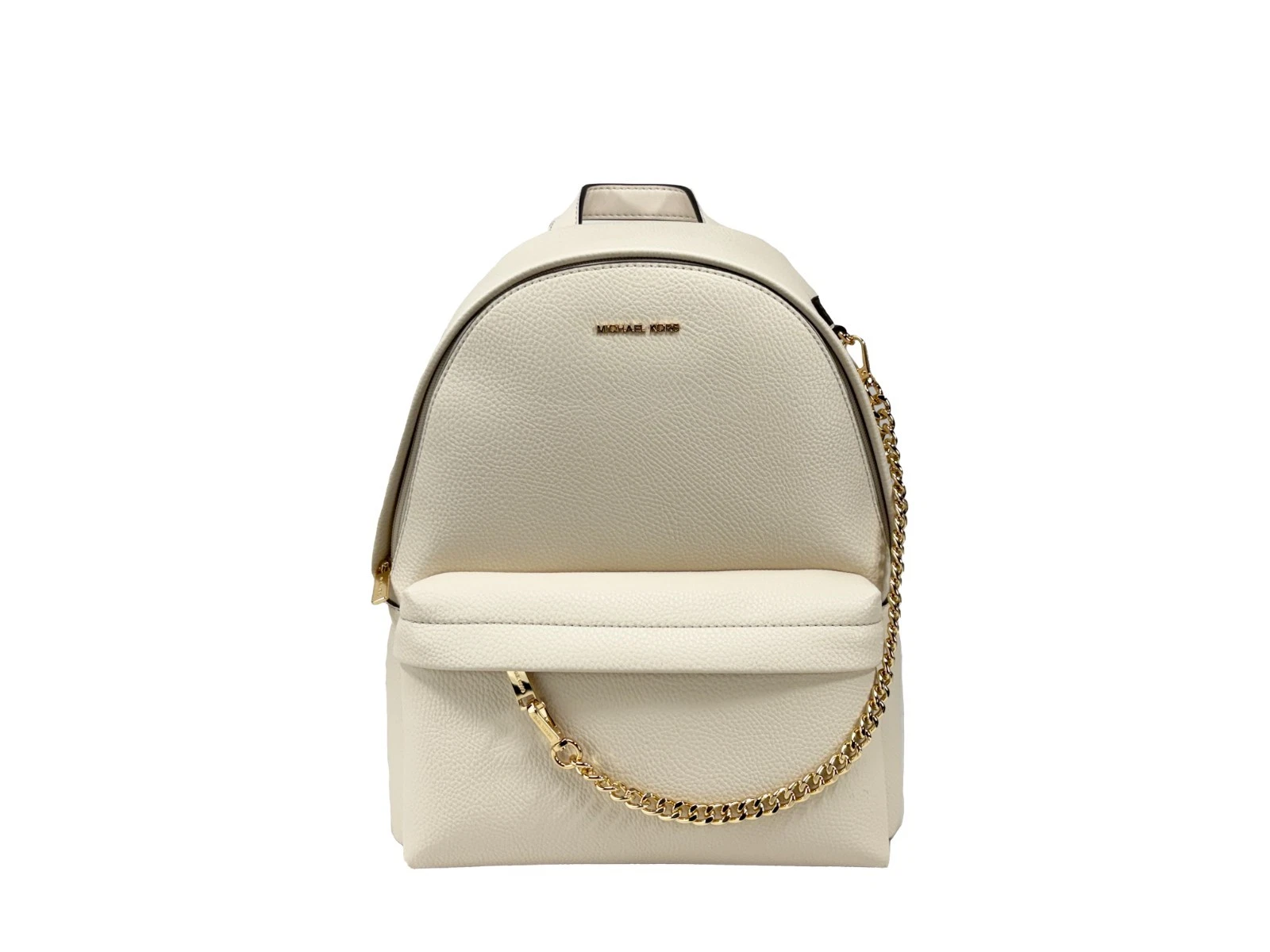 Michael Kors Slater Large Chain Leather Backpack Michael Kors Slater Large Chain Backpack Bookbag  main image 4