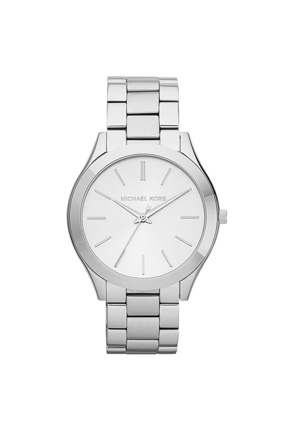 Slim Runway Silver Ladies Watch MK3178