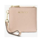 Michael Kors Women's Jet Set Small Coin Purse, Gold-Tone Hardware/Soft Pink, One Size
