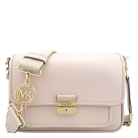 Michael Kors Soft Pink Bradshaw Leather Messenger Bag