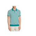 thumbnail image 1 of Michael Kors Striped Banded Polo Shirt ,Jasper Green , SIze XXL, MSRP $128, 1 of 2