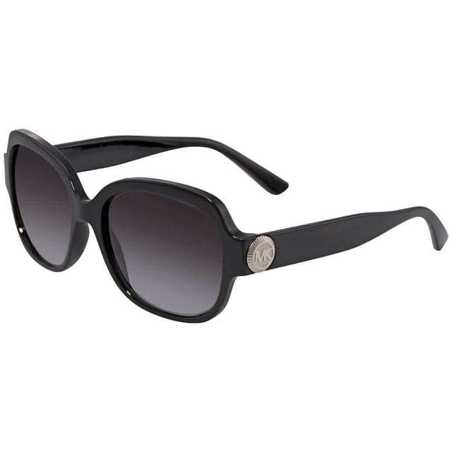 Michael Kors Suz  Plastic Womens Square Sunglasses Black 56.2mm Adult