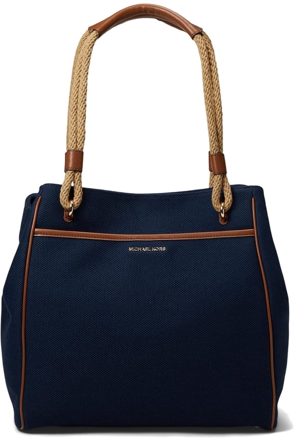 Talia Large Grab Bag Tote, Navy Multi