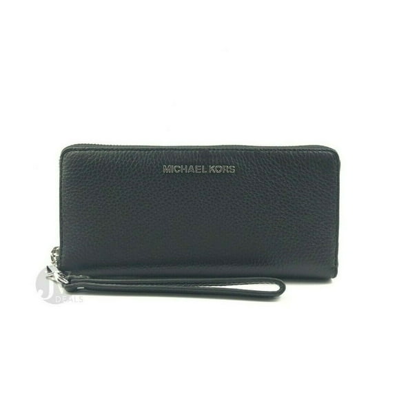 Michael Kors Travel Clutch Women's Wristlet Wallet, Black
