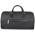 thumbnail image 1 of Michael Kors Travel Large Duffle Bag in PVC Signature (black) …, 1 of 10