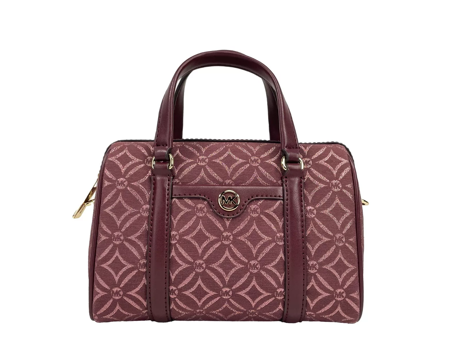 【Michael Kors】TRAVEL XS DUFFLE CROSSBODY 2way☆ Michael Kors Travel Small Duffle Crossbody Bag (Oxblood