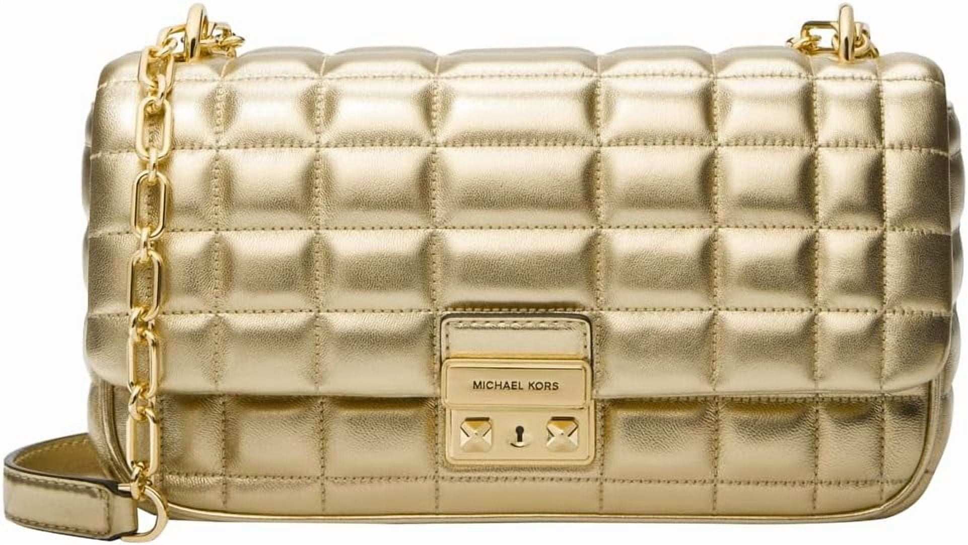 (取寄) マイケルコース レディース トライベッカ ラージ コンバーチブル チェイン ショルダー MICHAEL Michael Kors women MICHAEL Michael Kors Tribeca Large Convertible Chain Shoulder Pale Gold Michael Kors Tribeca Large Convertible Chain Shoulder Bag, Pale