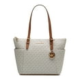 thumbnail image 1 of Michael Kors Vanilla/Acorn Ladies Jet Set East West Logo Tote, 1 of 3