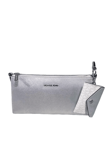 Michael Kors Vincent MD Pouchette Shoulder Bag with Attached Card