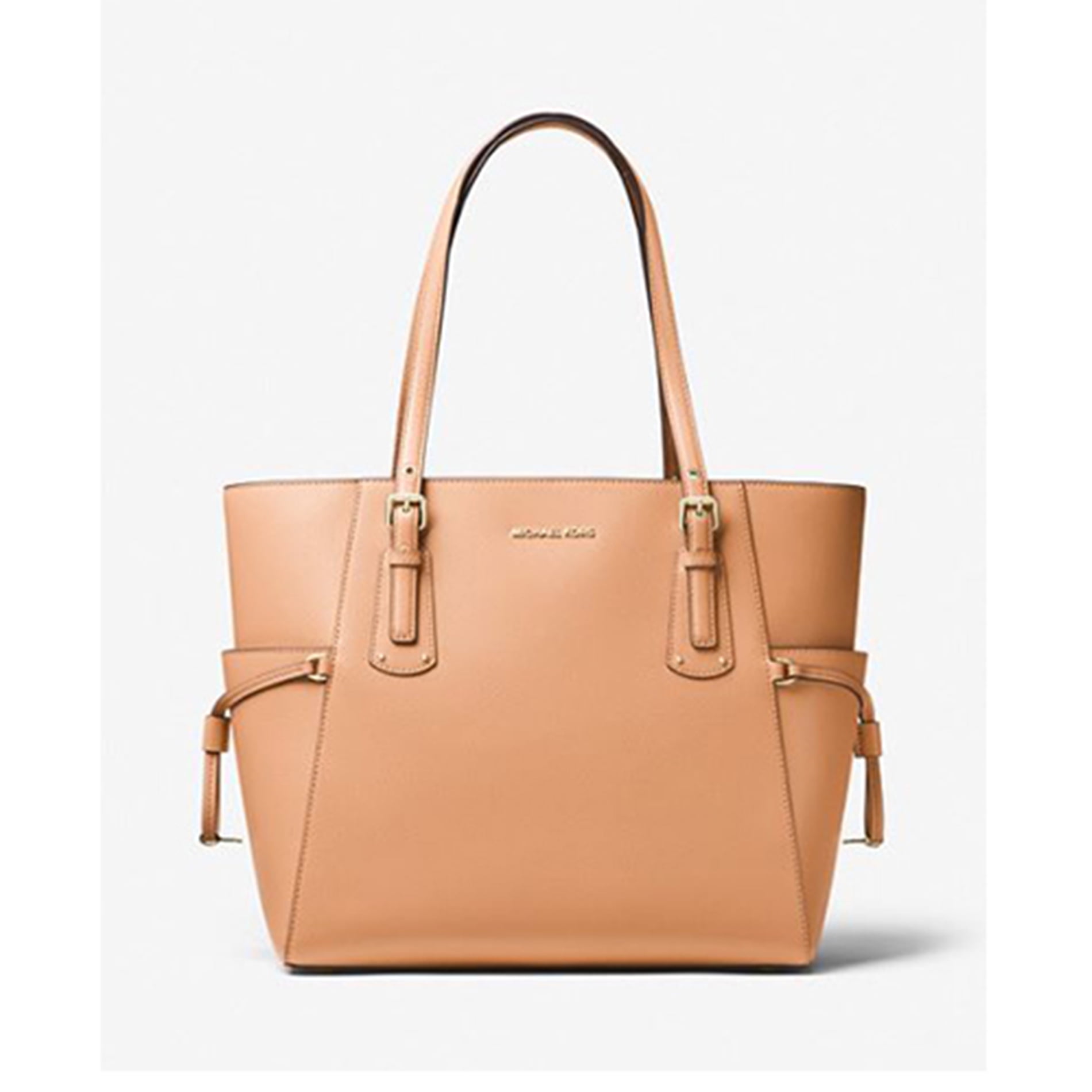 Michael Kors Crossbody with Tech Attached MK Signature Brown