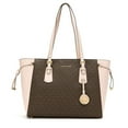 thumbnail image 1 of Michael Kors Voyager Presby Ladies Medium Two Tone Leather Tote Bag 30F8GV6T8B266, 1 of 2