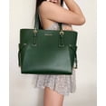 thumbnail image 1 of Michael Kors Voyager Travel Shoulder Tote Moss Green Small Crossgrain Leather, 1 of 5