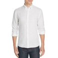 thumbnail image 1 of Michael Kors WHITE Linen Classic Fit Button-Down Shirt, US X-Large, 1 of 12