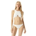 thumbnail image 1 of Michael Kors Essentials Solid Cropped Bikini Top White SM, 1 of 4