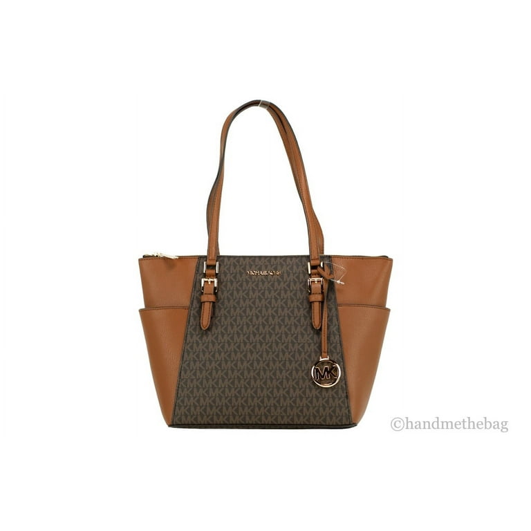 Michael Kors Women's 100% Leather Logo Handbag, Brown Michael Kors Women's 100% Leather Logo Handbag, Brown