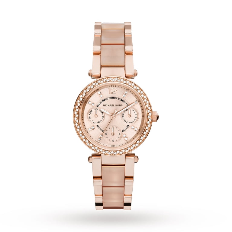 Michael Kors rose gold 39mm woman’s watch Michael Kors Parker Chronograph Watch Womens 39mm Rose Gold  main image 3