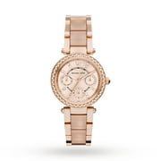 Michael Kors Womens 39mm Rose Gold-Tone Steel Bracelet & Case Quartz Chronograph Watch MK6110