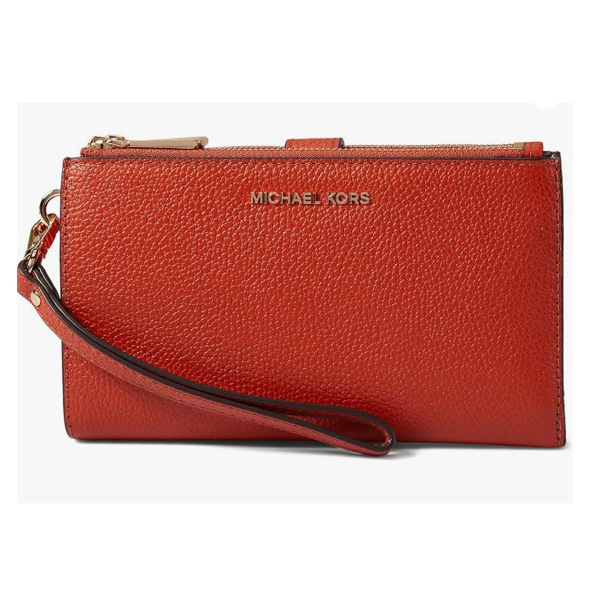 財布・小物その他 Michael Kors Woman Wallet Orange 32T7GAFW4L 888 Michael Kors Women's Michael Kors Adele Tumbled Black