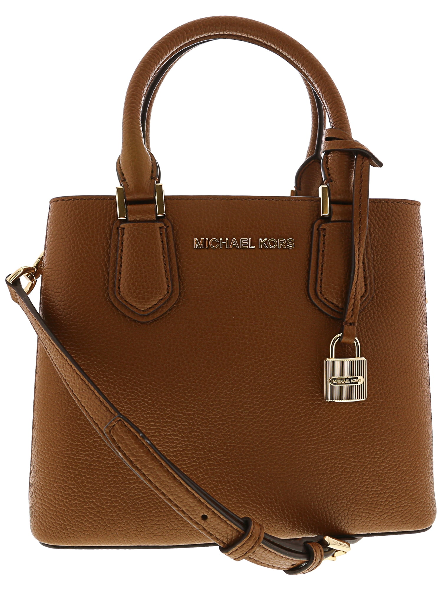 アウターその他 MICHAEL KORS Women Outer MR5100CGQ0110 BROWN Michael Kors Women's Adele Leather Crossbody Cross Body Bag