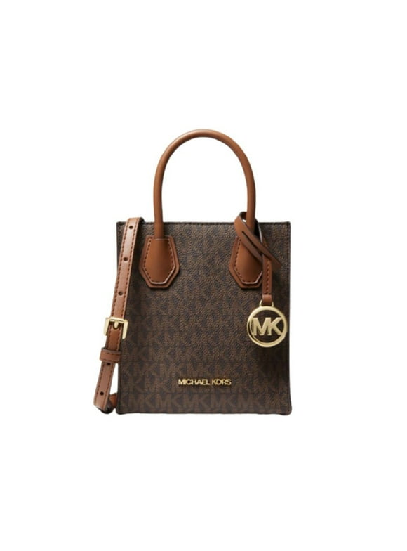 Mercer Extra-Small Logo and Leather Crossbody Bag (6”W X 6.75”H X 2.5”D)