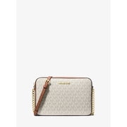Michael Kors Michael Kors East West Crossbody Bag Vanilla Womens Signature