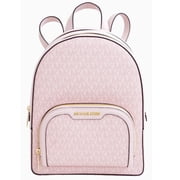 Michael Kors Womens Backpack Bag MK Jaycee MD PKT Logo Powder Blush New Light Powder Blush 35S3G8TB6V-424