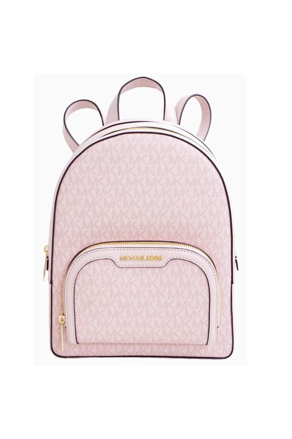 Women's Backpack Bag MK Jaycee MD PKT Logo Powder Blush New (Light Powder Blush) 35S3G8TB6V-424