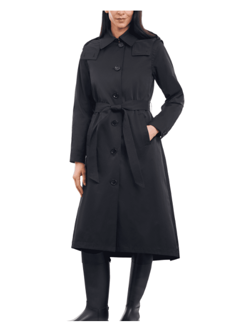 water resistant michael kors hooded raincoat