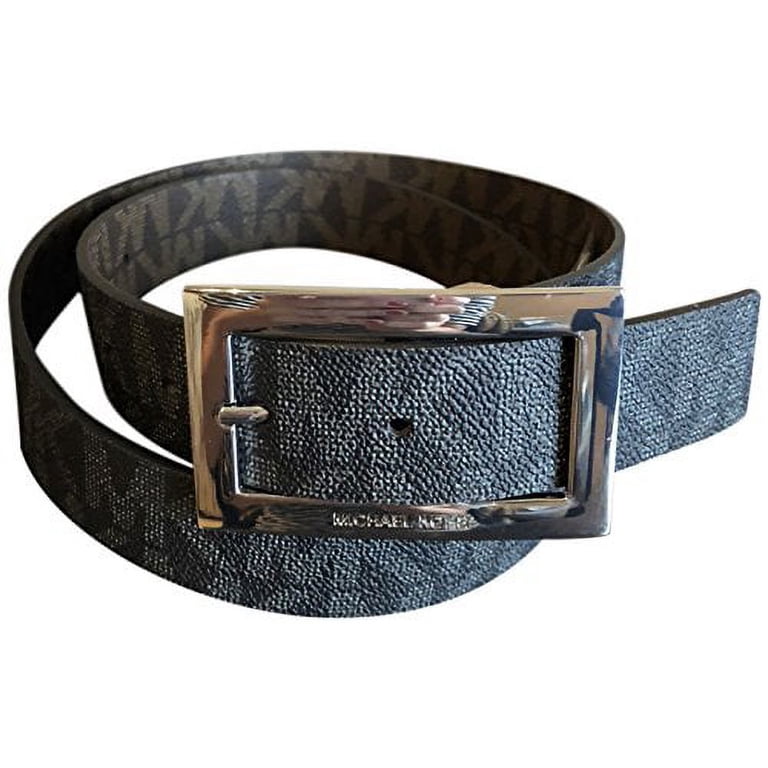 Michael Kors Women 32mm Triple Loop Logo Belt Black Large 551814C Reversible Michael Kors Women main image 4