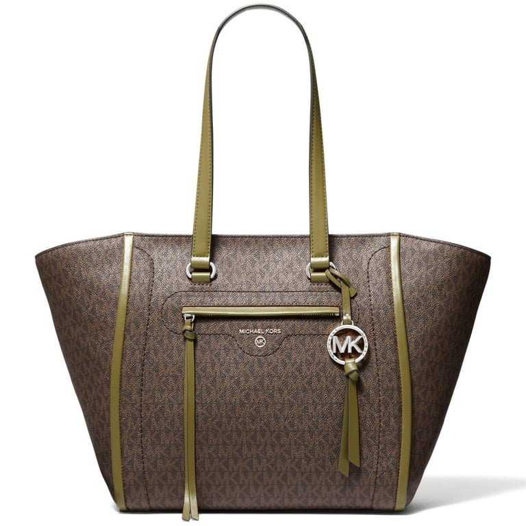 carine medium pebbled leather tote bag