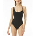thumbnail image 1 of Michael Kors Women's Chain Detail One Piece Swimsuit Black Size 12, 1 of 3