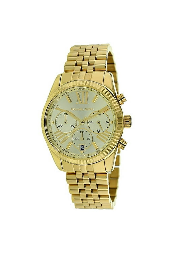 Women's Chronograph Lexington Gold-Tone Watch, MK5556