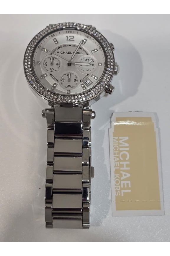Women's Chronograph Parker Stainless Steel Bracelet Watch MK5353