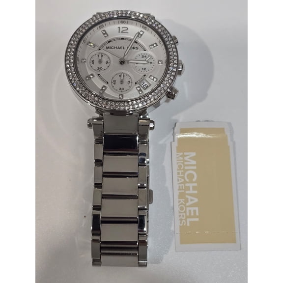 Michael Kors Women's Chronograph Parker Stainless Steel Bracelet Watch MK5353