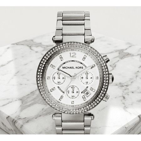 Michael Kors Women's Chronograph Parker Stainless Steel Bracelet Watch MK5353