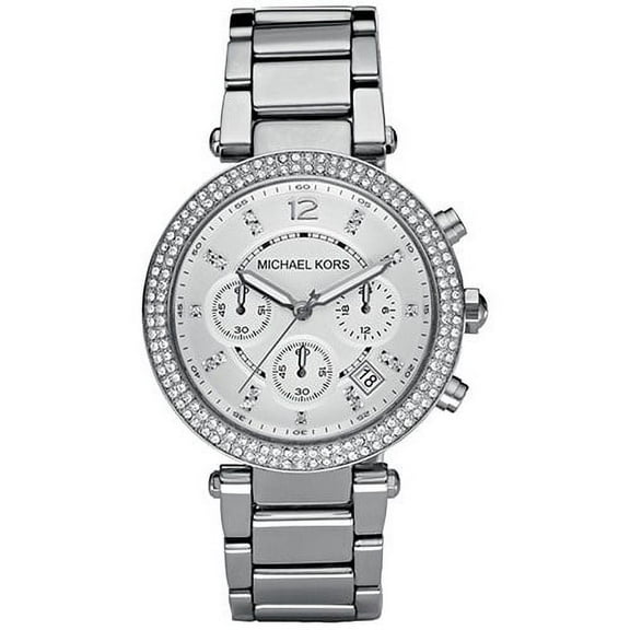 Michael Kors Women's Chronograph Parker Stainless Steel Bracelet Watch MK5353