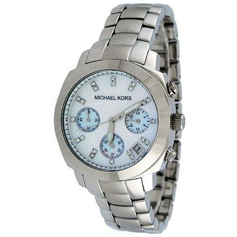 Michael Kors Silver and White Crystal Watch Michael Kors Women main image 2