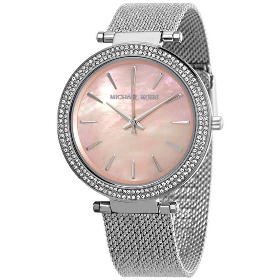 Michael Kors Women's Classic Pink mother of pearl Dial Watch - MK4518