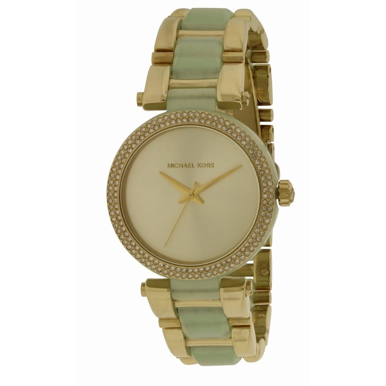 Delray Gold-Tone and Tortoise-Acetate Watch women-s-michael-kors-delray-  main image 4
