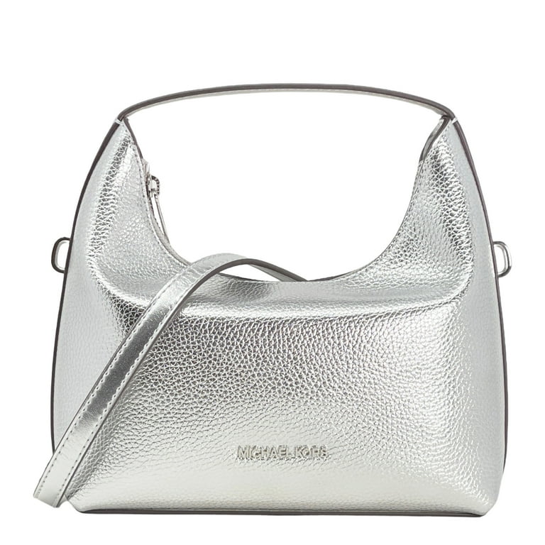 Michael Kors Women's Ember Small Pebbled Leather Top Zip Satchel