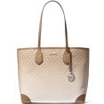 thumbnail image 1 of Michael Kors Women's Eva Large Ombré Signature Logo Tote Bag with Pouch (Husk), 1 of 4