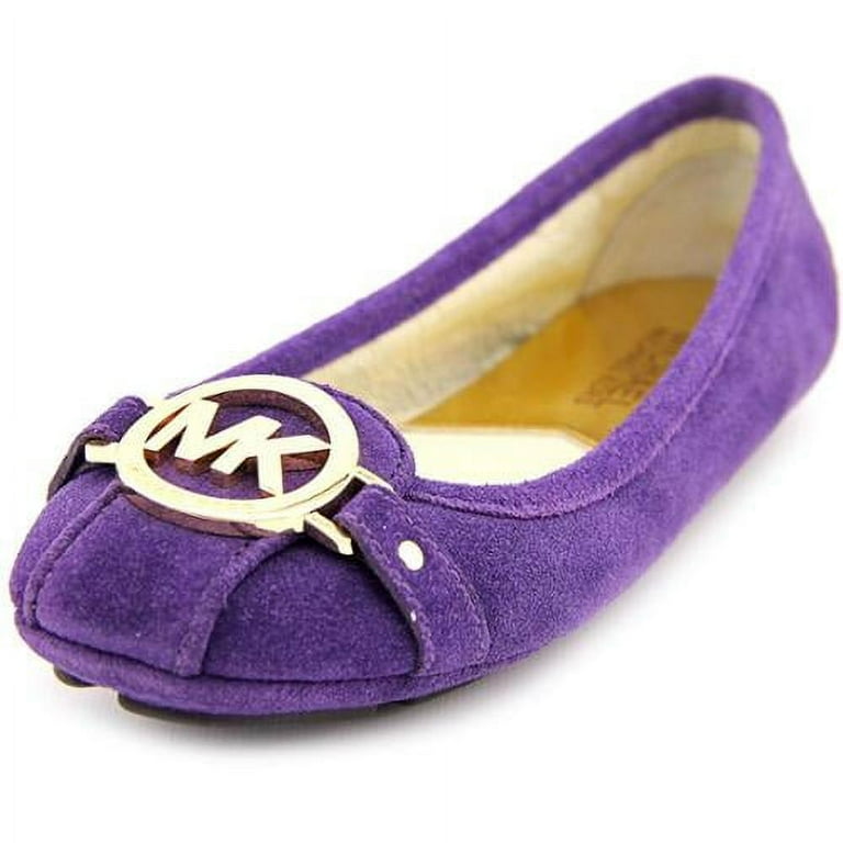 Michael kors flats hot sale purple