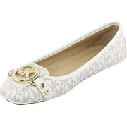 Michael Kors Womens Fulton Moccasin 49T8FUFR1B-149-11 Vanilla PVC, Numeric_11