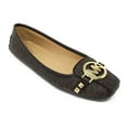 thumbnail image 1 of Michael Kors Women's Fulton Moccasin 49T8FUFR1B-847-9.5 (Brown Numeric_9_Point_5) MK Signature, 1 of 5