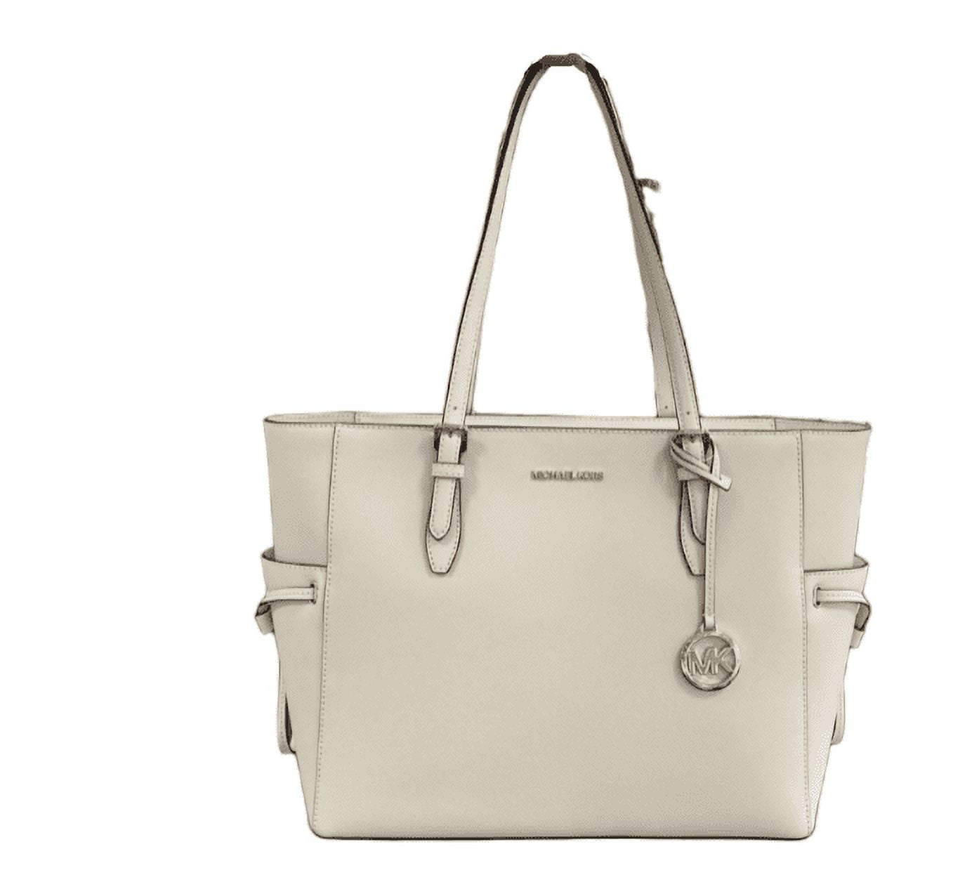 Michael Kors Women's Gilly Large Jet Set Drawstring Top Zip Tote  35S1G2GT7L-085 (OPTIC WHITE) 