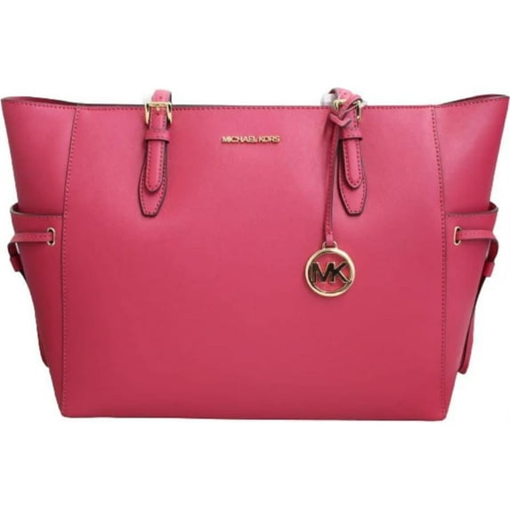 Michael Kors Women's Gilly Large Jet Set Drawstring Top Zip Tote 35S1G2GT7L-carmine (Carmine)