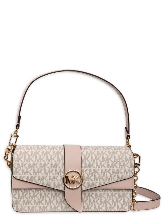 Women's Greenwich Medium Logo Shoulder Bag - Ballet